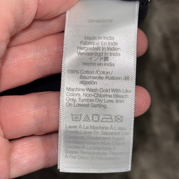 Madewell Womens XS Black Puff Sleeve Crew Neck Cotton‎ Blend Top Blouse - Picture 8 of 12